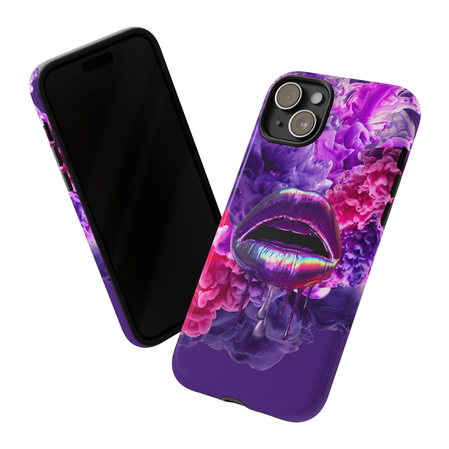 Protective Phone Case – Purple Haze Lips