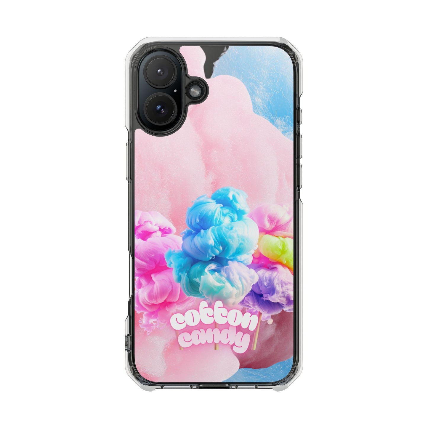 Clear Magnetic Phone Case – Cotton Candy Dream