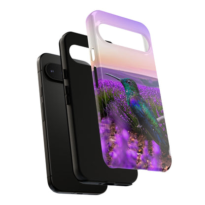 Protective Phone Case – Hummingbird Reverie