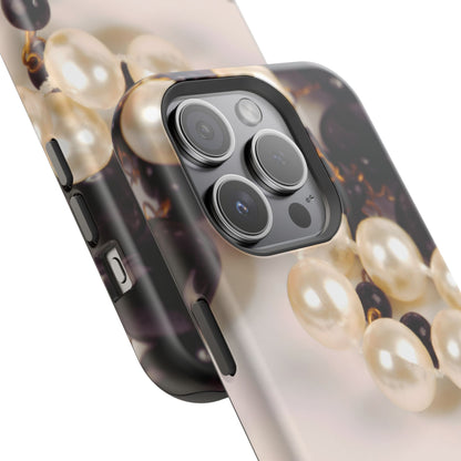 Wireless-Charging Compatible Case – Noir Pearl
