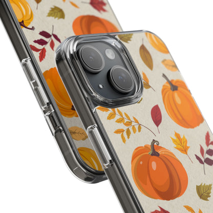 Clear Phone Case – Falling for Pumpkin