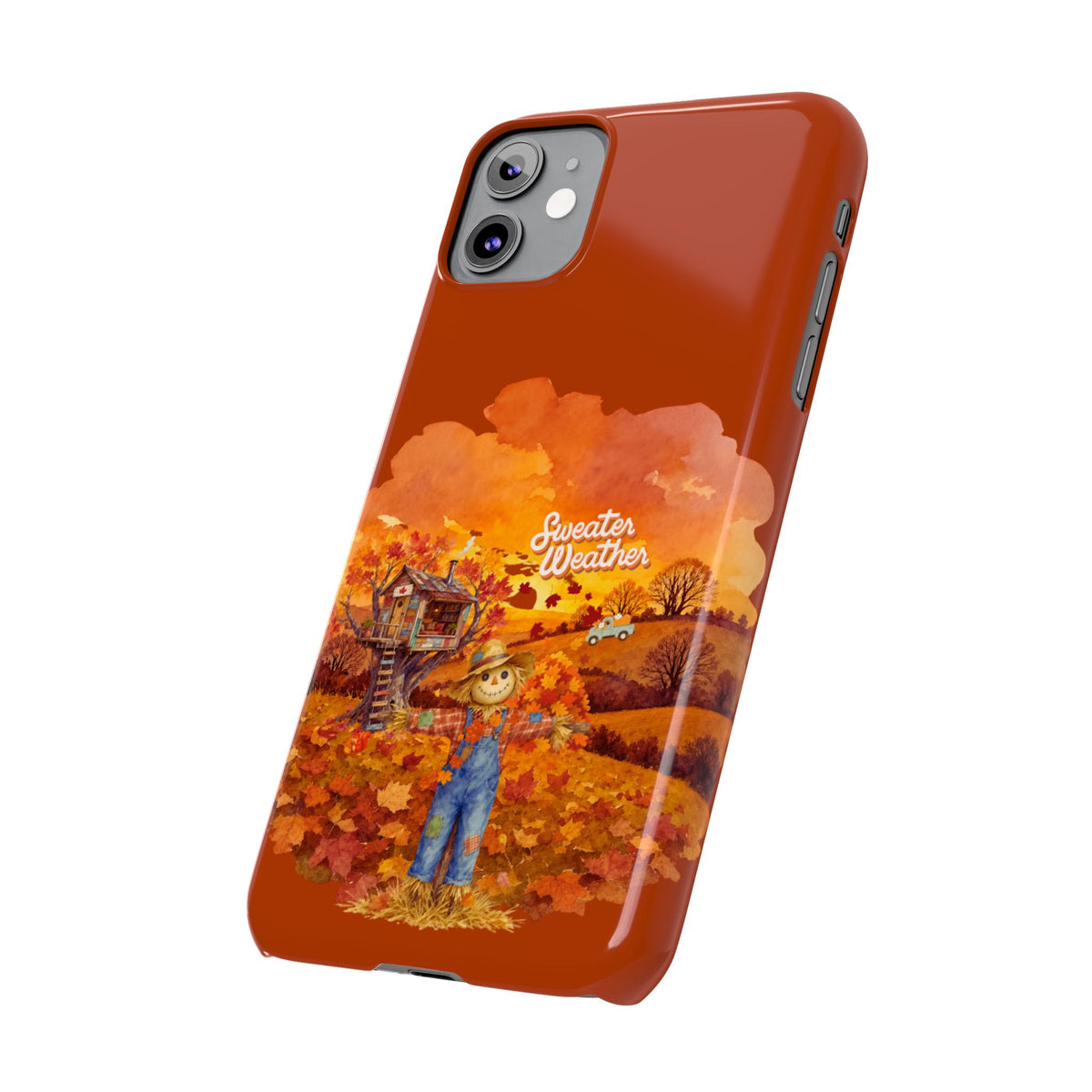 Slim Phone Case – Sweater Weather – Compatible with iPhone 11–17 Series