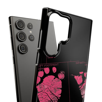 Snap Phone Case – Mom’s Little Pink Footprints