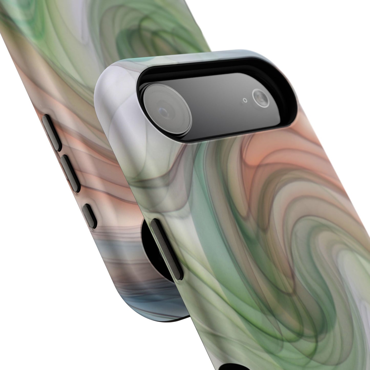 Impact-Resistant Phone Case – Marble Flow
