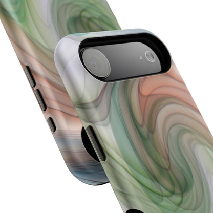 Impact-Resistant Phone Case – Marble Flow