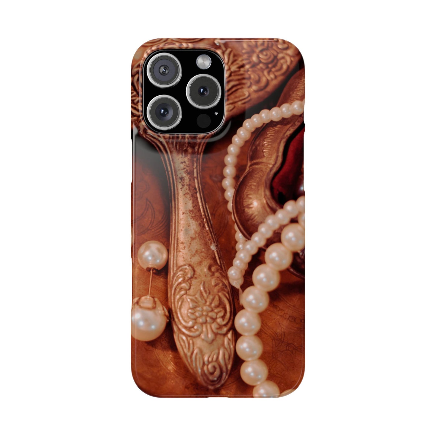 Snap Phone Case – Bronze Vanity