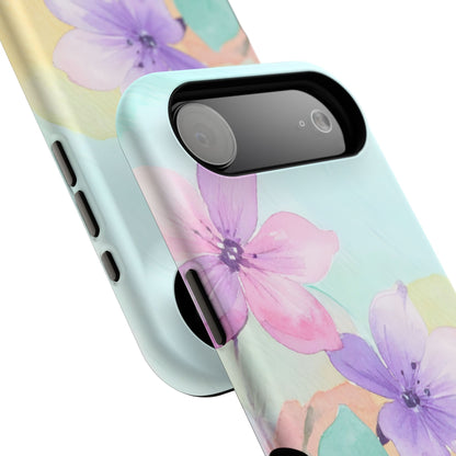 Impact-Resistant Phone Case – Water Petal