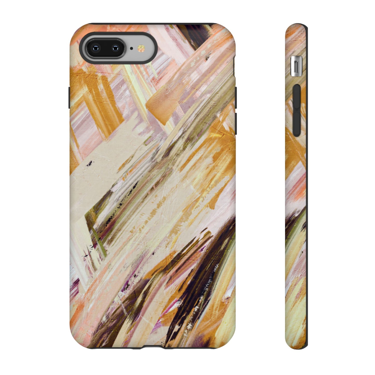 Protective Phone Case – Brush & Bronze