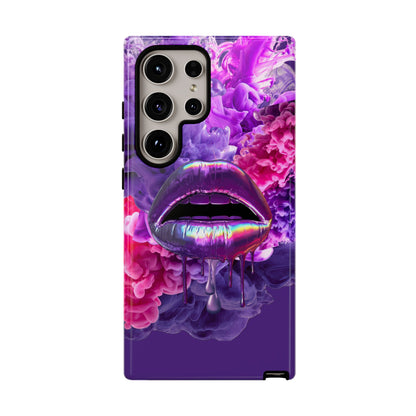 Protective Phone Case – Purple Haze Lips