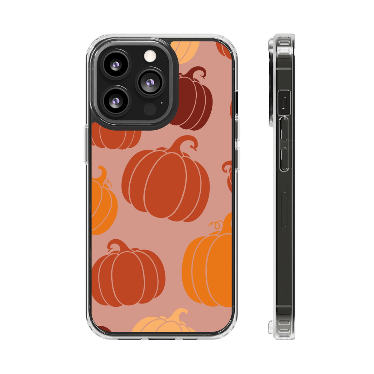 Clear Magnetic Phone Case – Pumpkin Mood