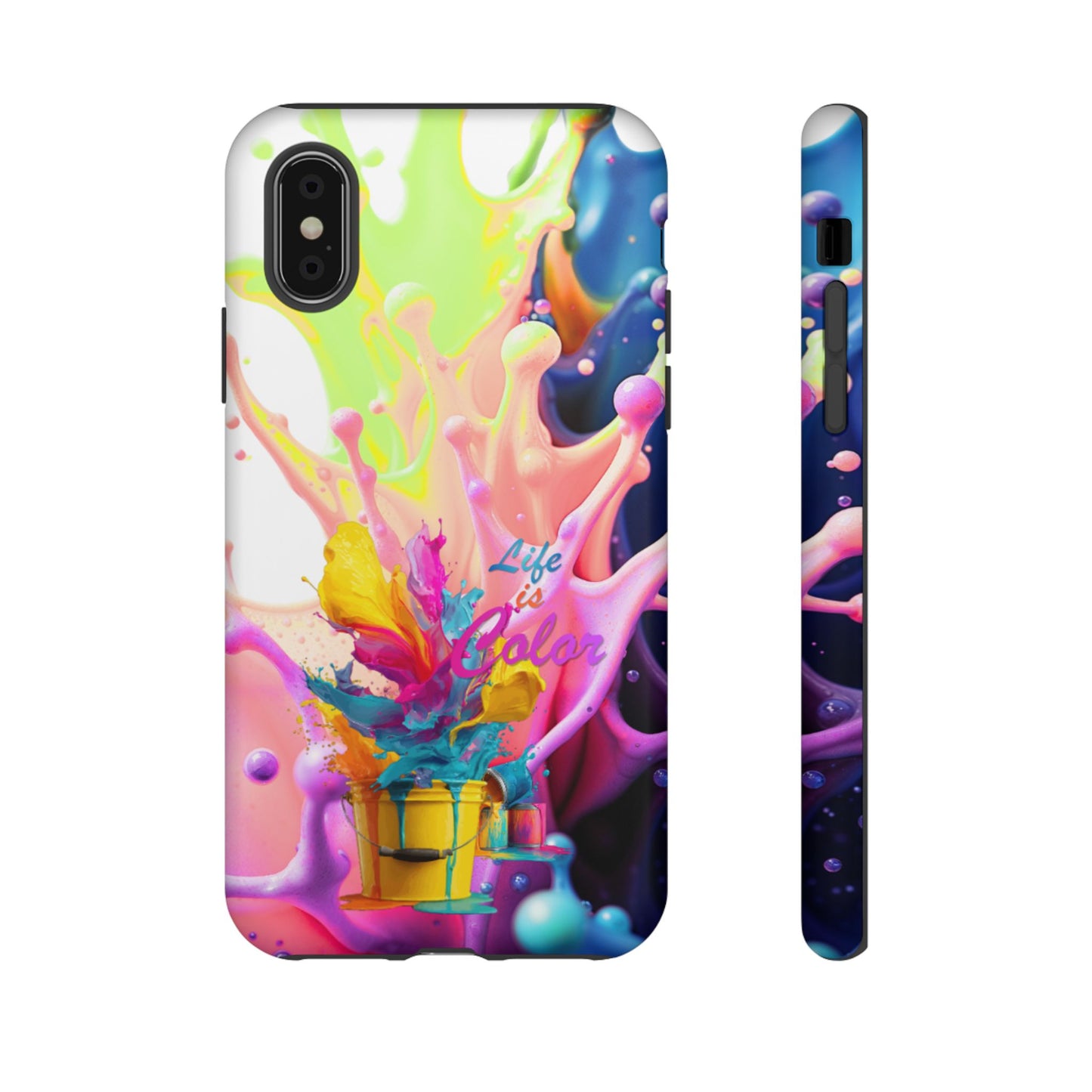 Color Splash Phone Case — “Life in Color” Protective Tough Case