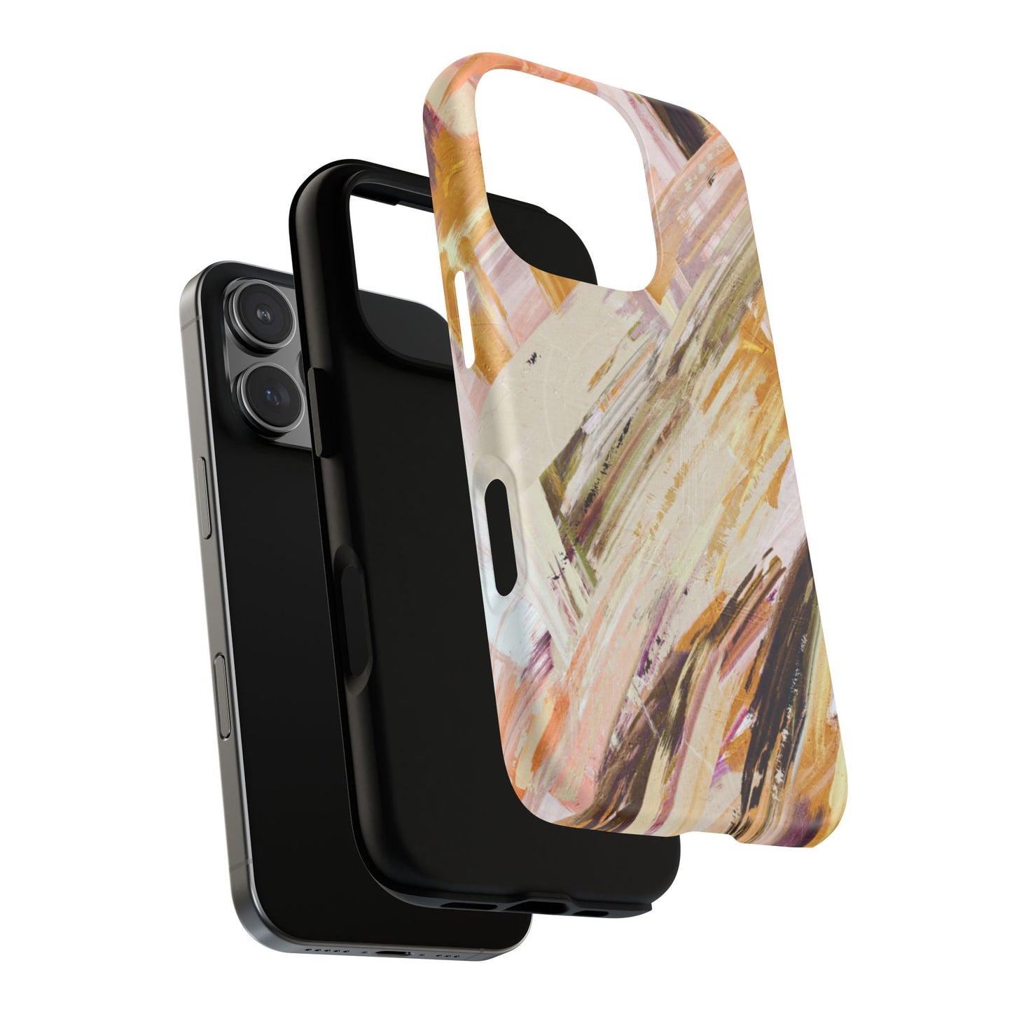 Protective Magnetic Phone Case – Brush & Bronze