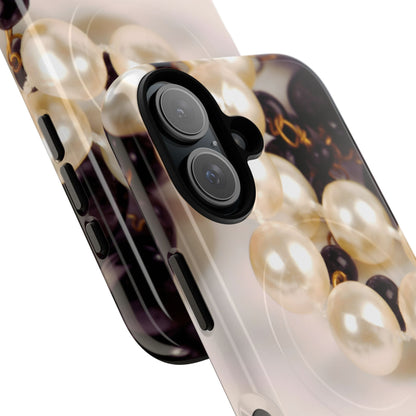 Protective Magnetic Phone Case – Noir Pearl