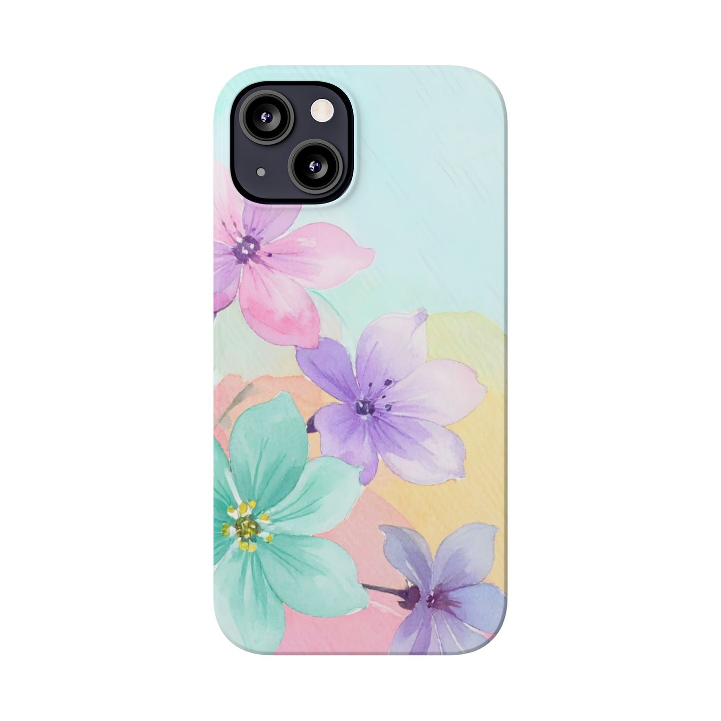 Slim Phone Case – Water Petal