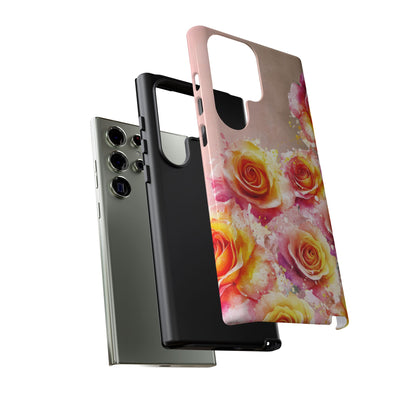 Protective Phone Case – Sunset Roses