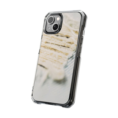 Clear Magnetic Phone Case – Woven Warmth