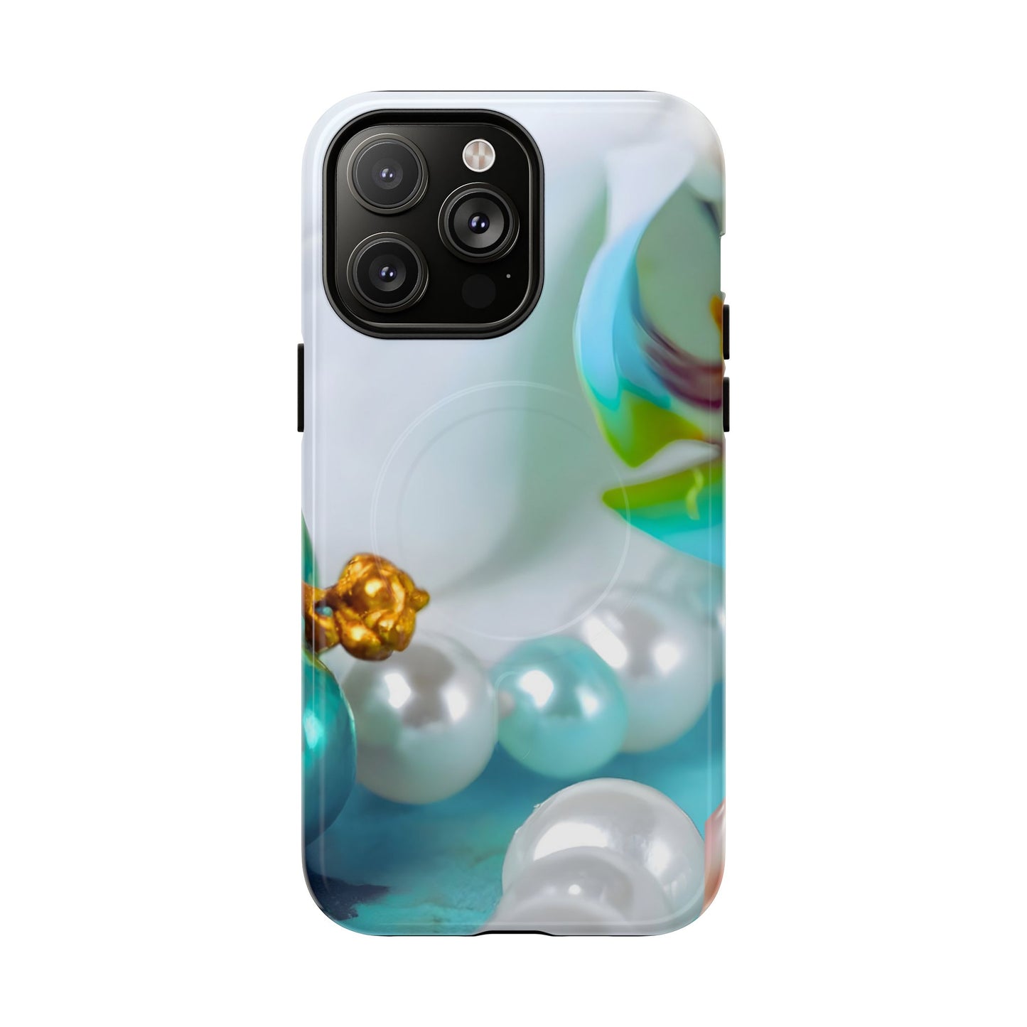 Protective Magnetic Phone Case – Mermaid's Pearl
