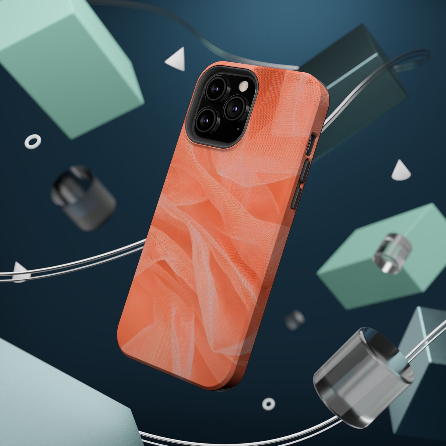 Wireless-Charging Compatible Case – Coral Veil
