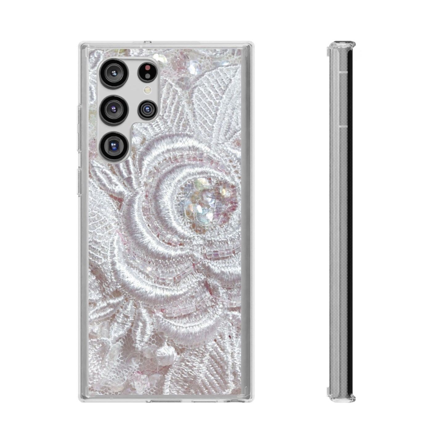 Clear Phone Case – Lace Veil