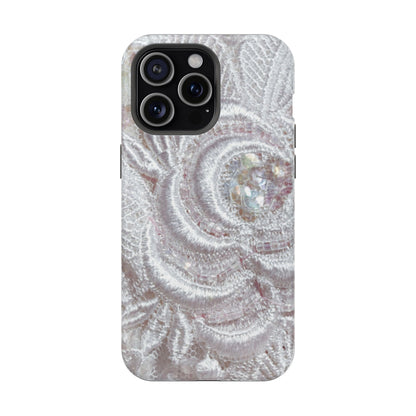 Wireless-Charging Compatible Case – Lace Veil
