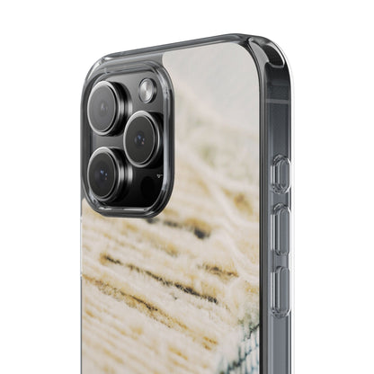 Clear Phone Case – Woven Warmth