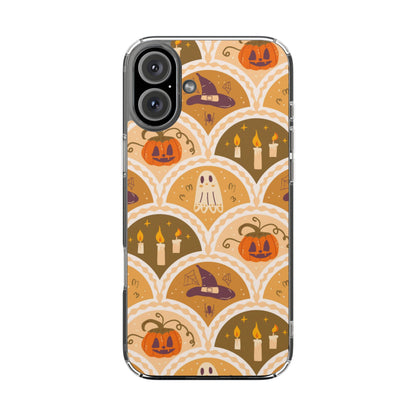 Clear Phone Case – Vintage Haunt – Compatible with iPhone 13–17 & Samsung Galaxy S25–S26 Series