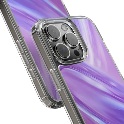 Clear Phone Case – Lavender Wave