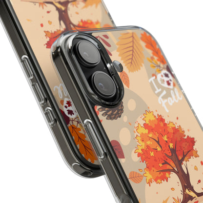Clear Phone Case – Fall in Love