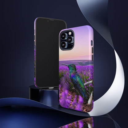 Protective Phone Case – Hummingbird Reverie