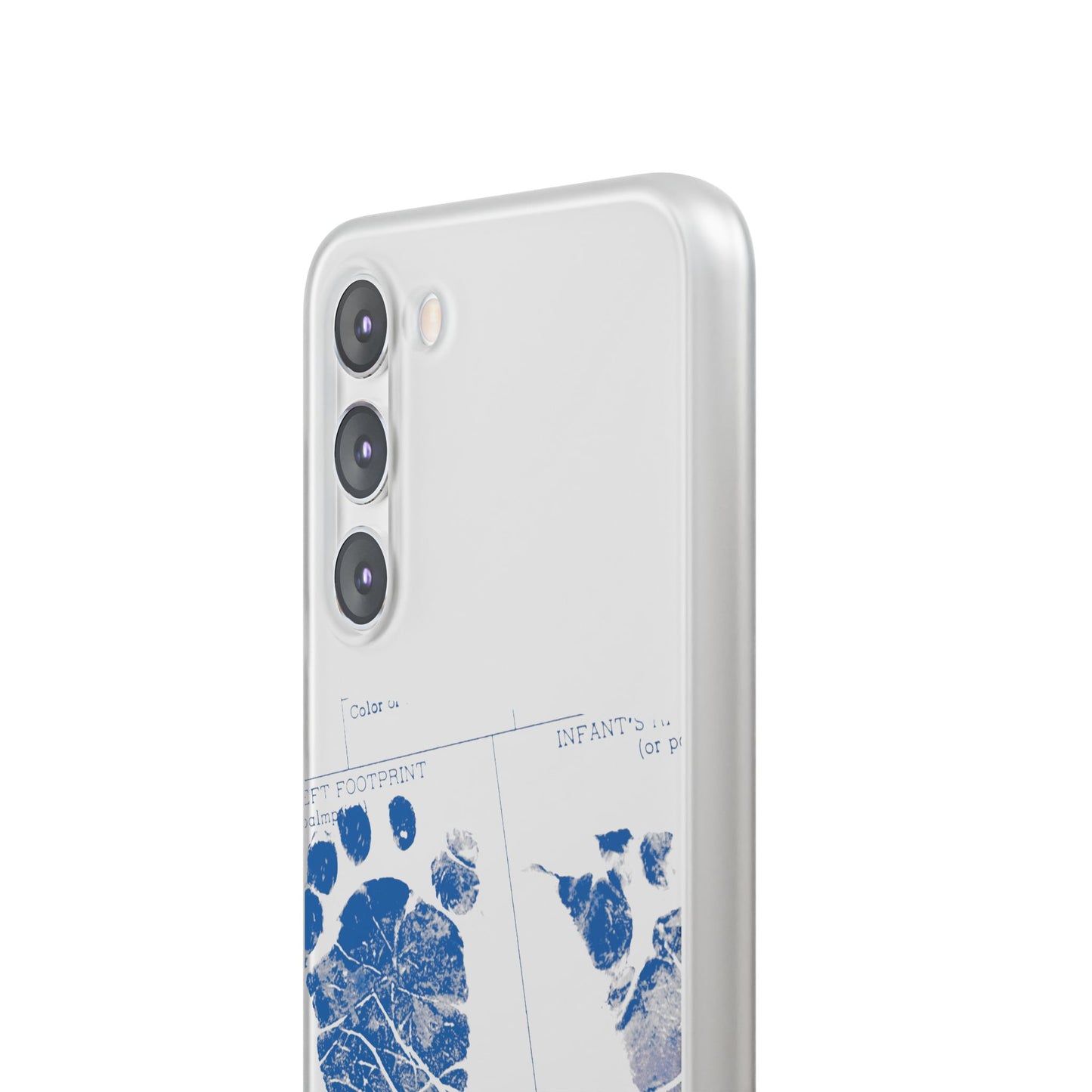 Flexi Case – Mom’s Little Blue Footprints