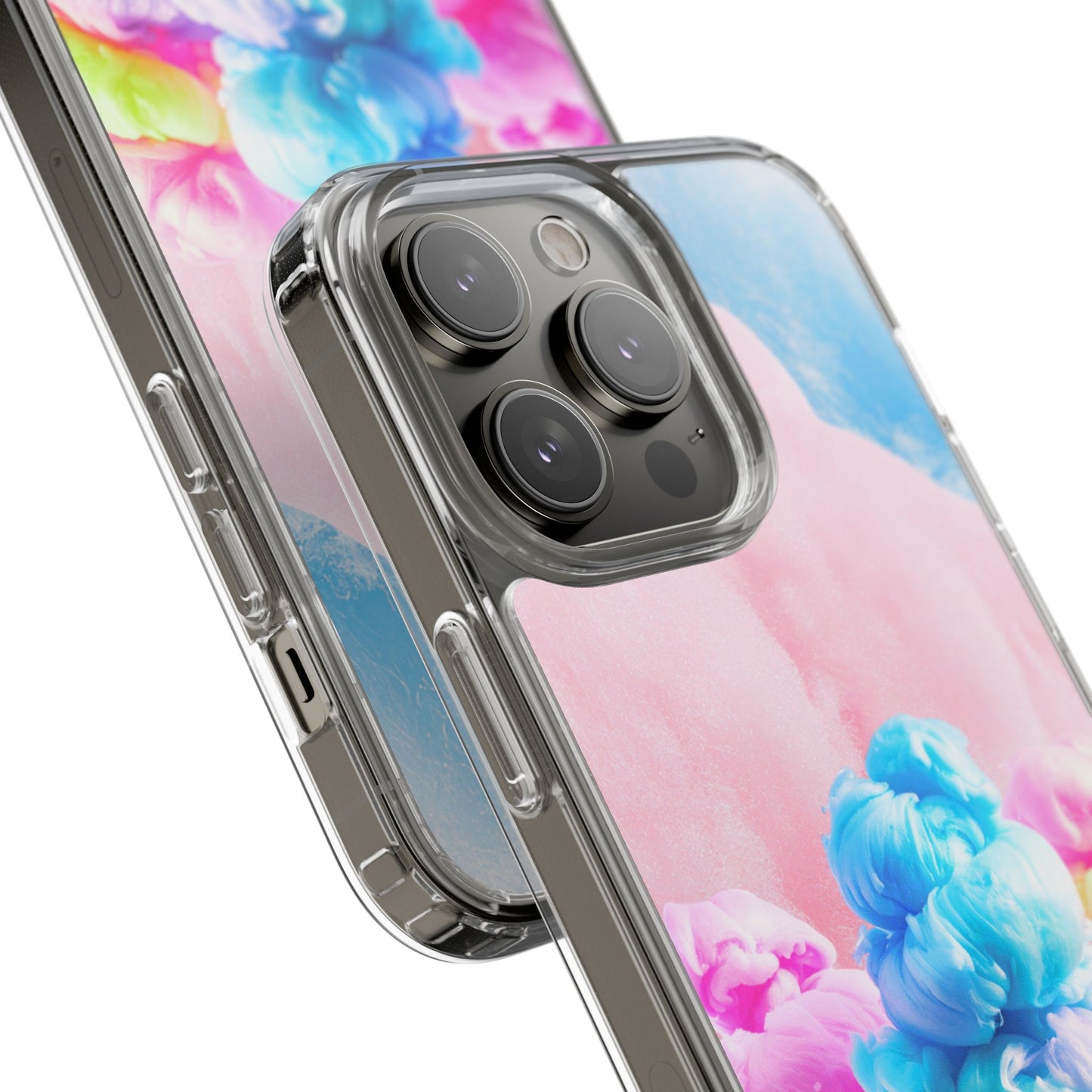 Clear Phone Case – Cotton Candy Dream