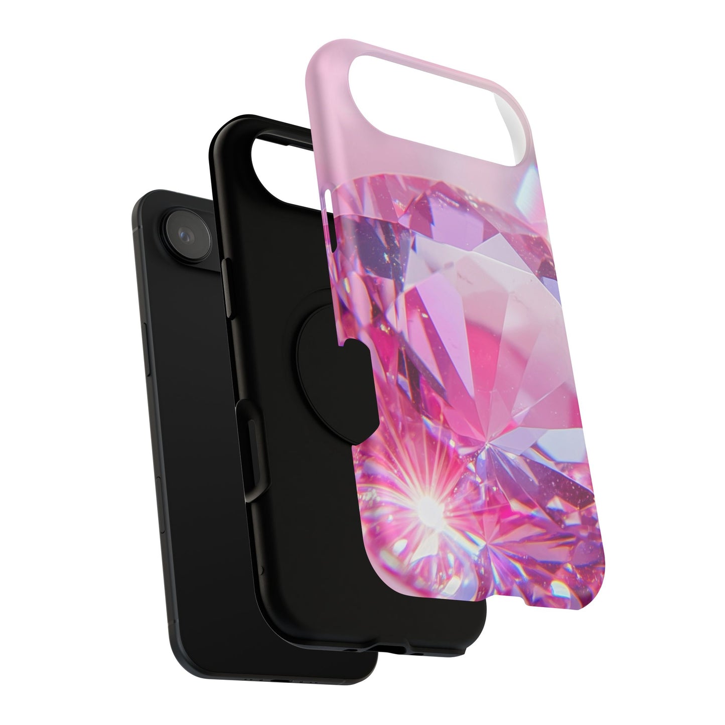 Impact-Resistant Phone Case – Pink Ice
