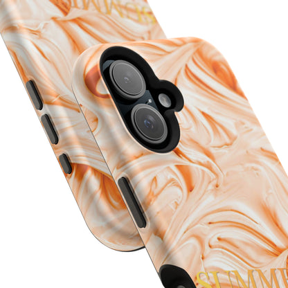 Impact-Resistant Phone Case – Peach Sorbet