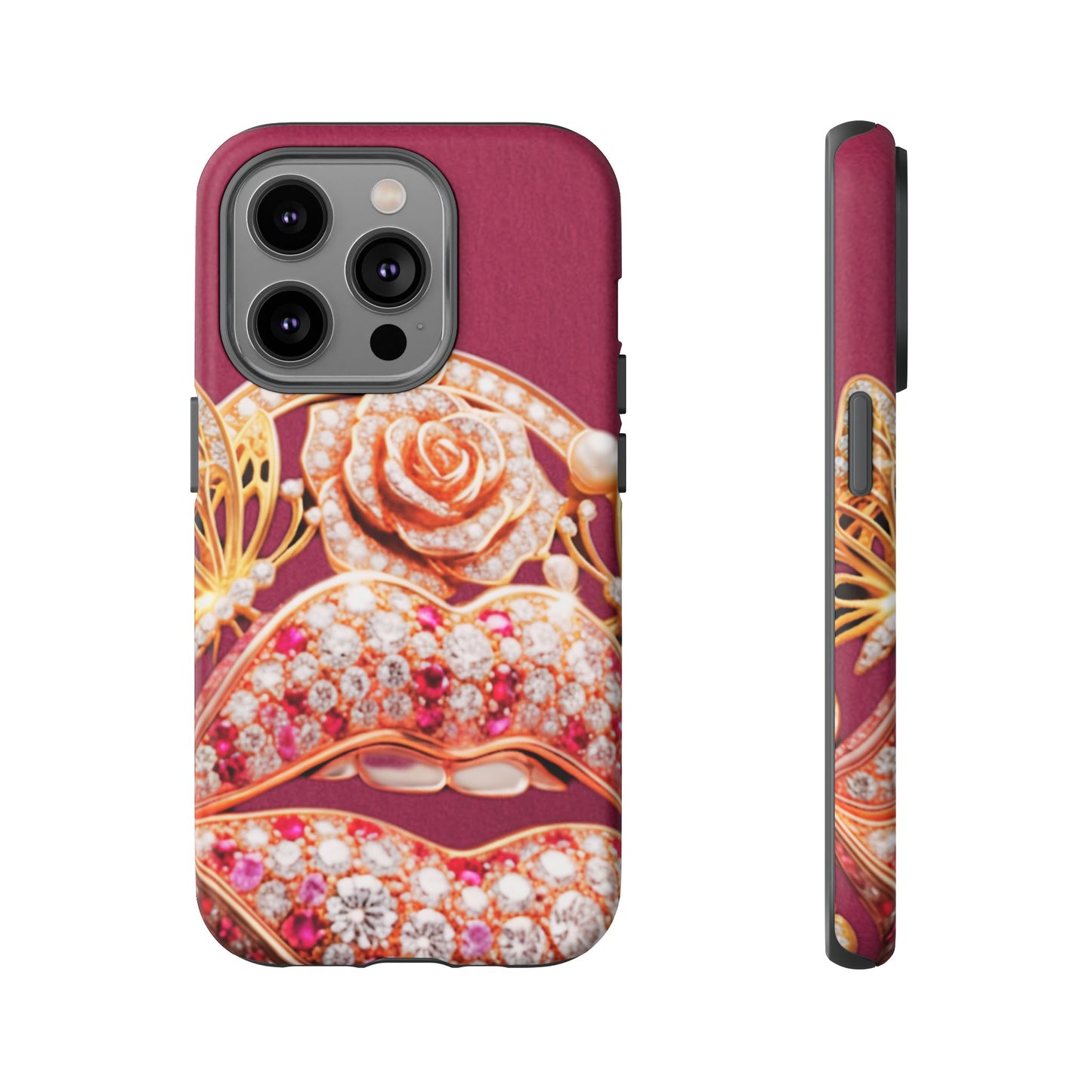 Protective Phone Case – Kiss of Gold