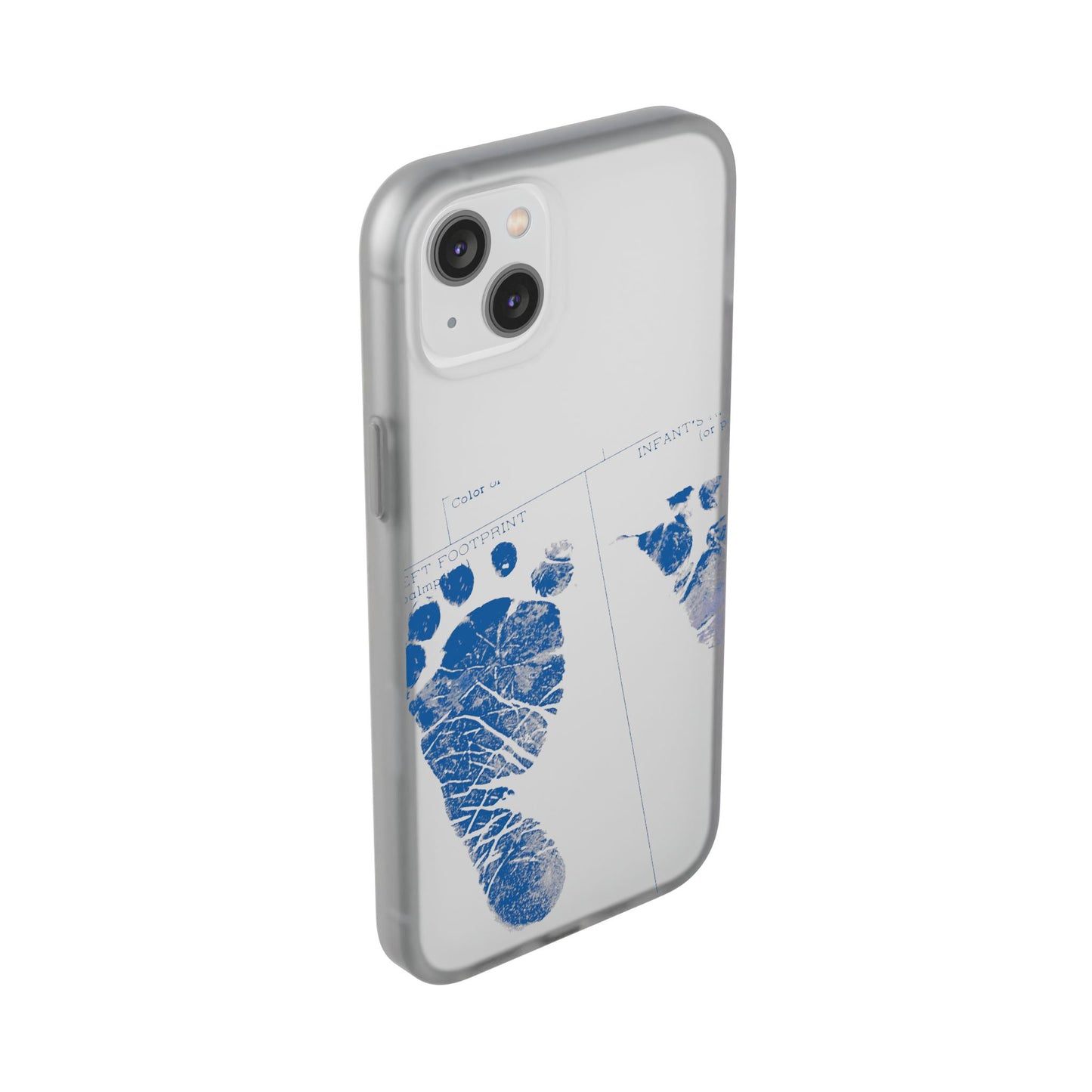 Flexi Case – Mom’s Little Blue Footprints