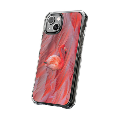 Clear Magnetic Phone Case – Scarlet Plume