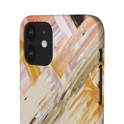Snap Phone Case – Brush & Bronze