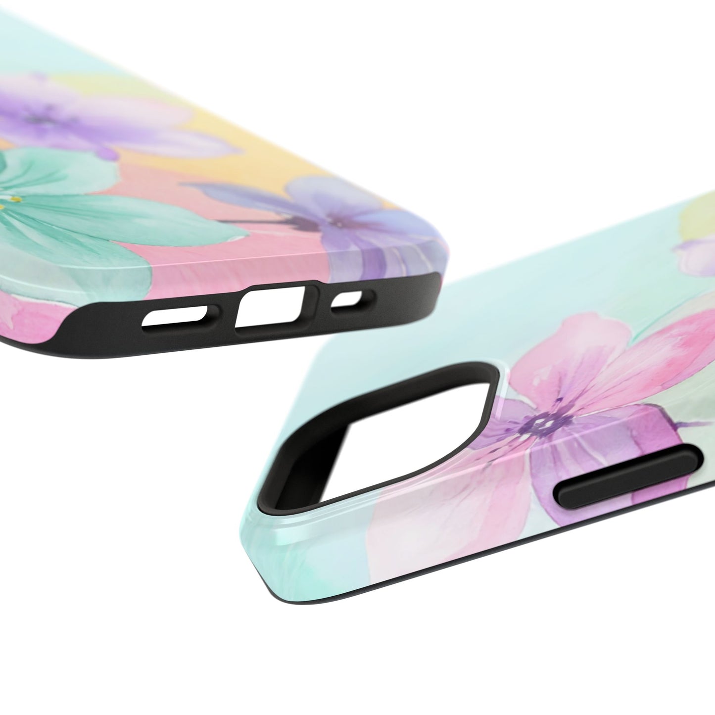 Impact-Resistant Phone Case – Water Petal