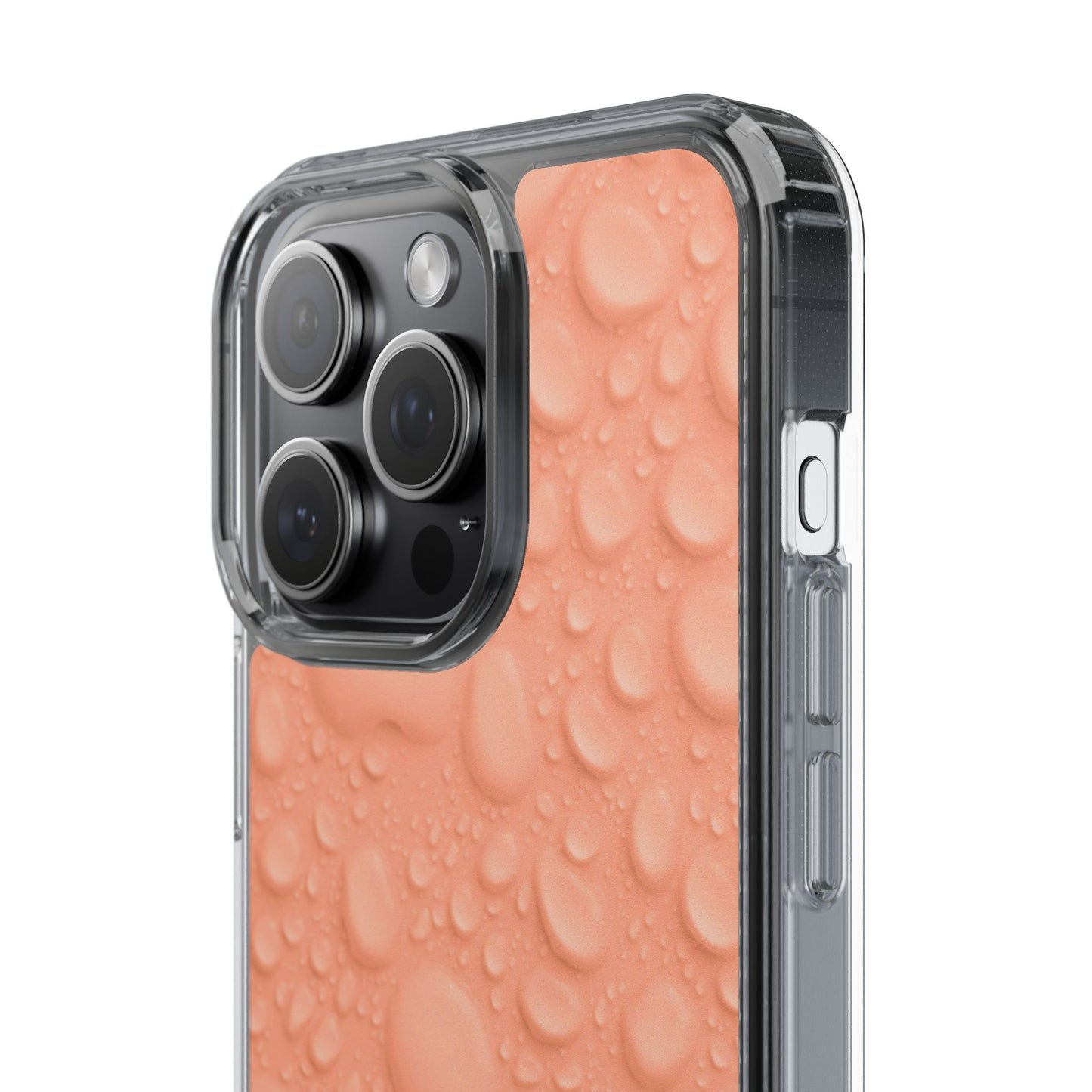 Clear Phone Case – Apricot Rain