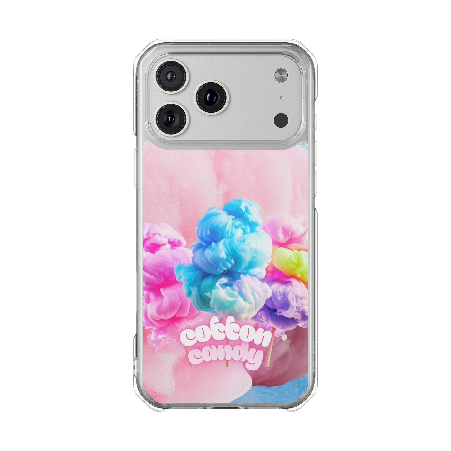 Clear Magnetic Phone Case – Cotton Candy Dream