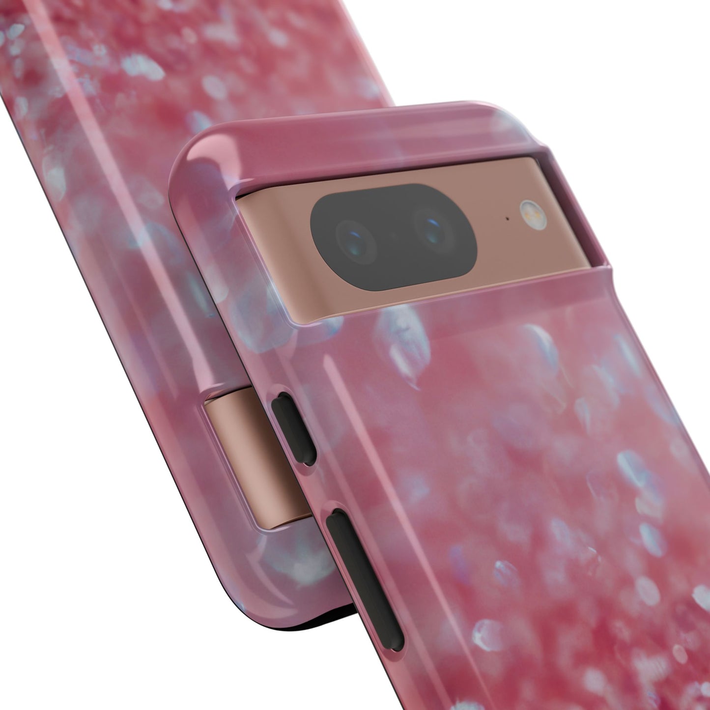Protective Phone Case – Rosé Sparkle