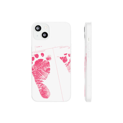 Flexi Case – Mom’s Little Pink Footprints