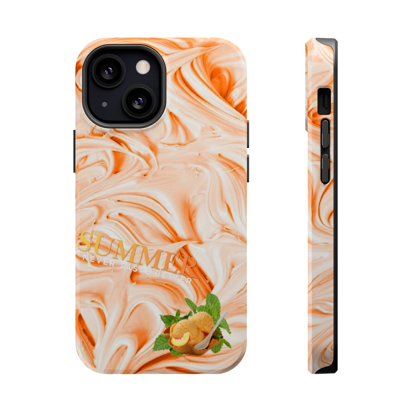 Wireless-Charging Compatible Case – Peach Sorbet