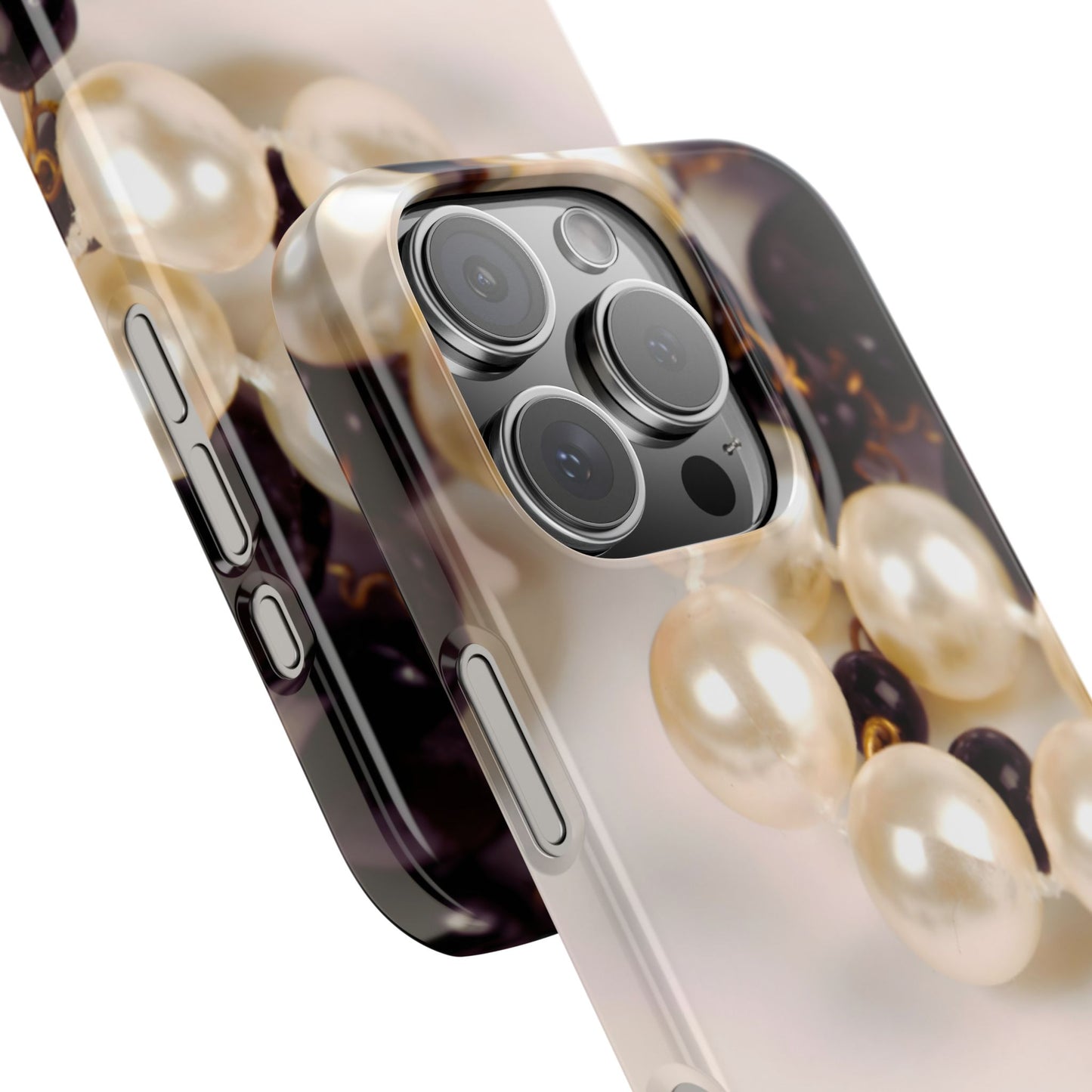 Slim Phone Case – Noir Pearl