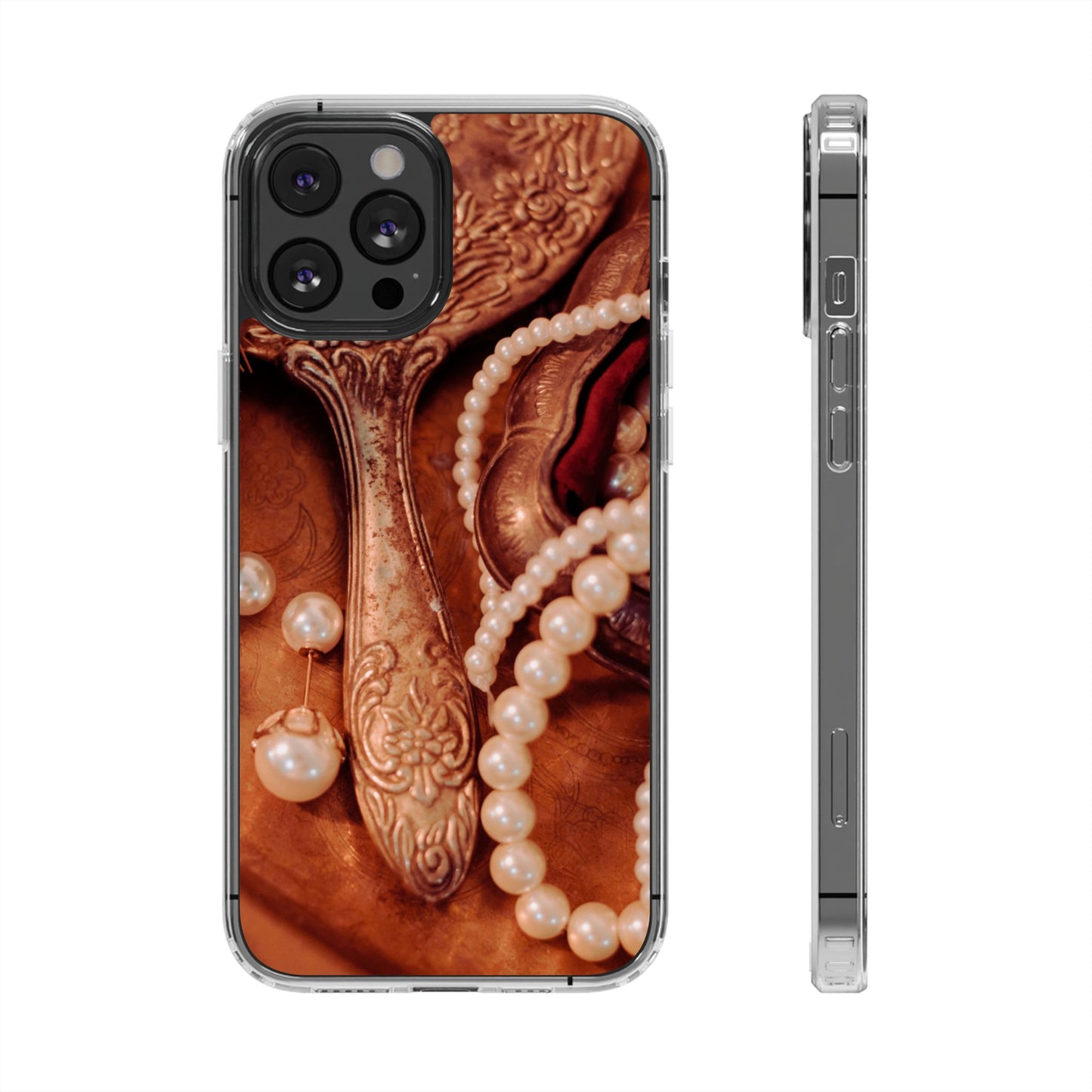 Clear Magnetic Phone Case – Bronze Vanity