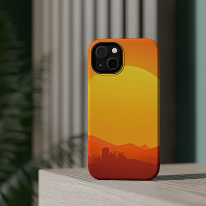 Wireless-Charging Compatible Case – Desert Sunrise