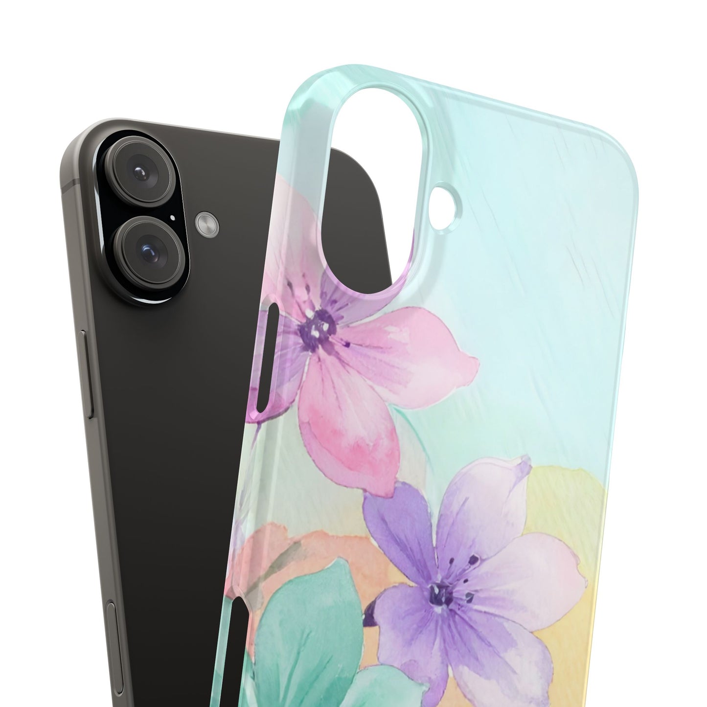 Slim Phone Case – Water Petal