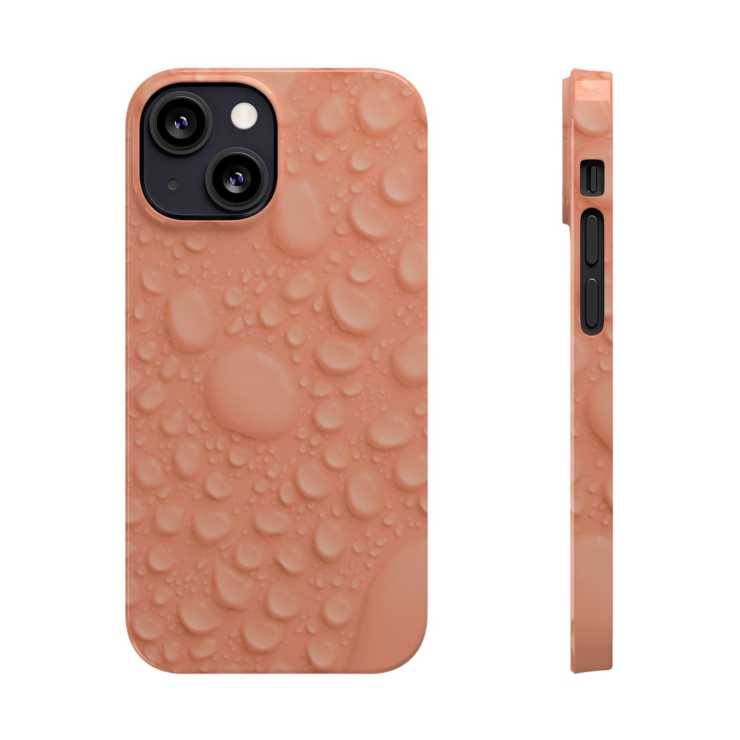 Slim Phone Case – Apricot Rain