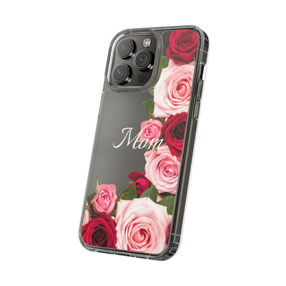 Clear Phone Case – Mom’s Rose Bouquet