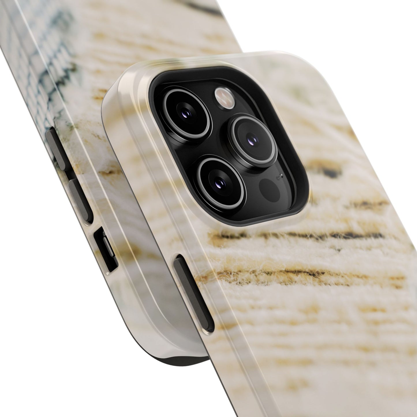 Impact-Resistant Phone Case – Woven Warmth